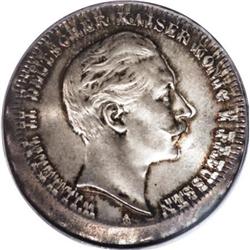 Germany Prussia. Wilhelm II 3 Marks 1908A