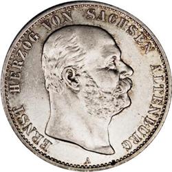 Germany Saxe-Altenburg. Ernst 2 Mark 1901A,
