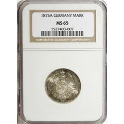Germany Empire. 1 Mark 1875-A,