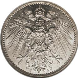 Germany Empire. 1 Mark 1899-J, KM-14, MS65 NGC,