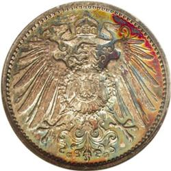 Germany Empire. 1 Mark 1904-G, KM-14, MS66 NGC,