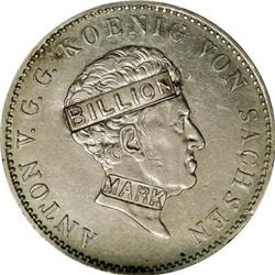 Inflation coinage post World War I, Saxony Taler 18