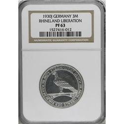 Germany Weimar Republic. 3 Reichsmark 1930-J,