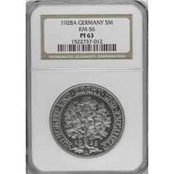 Germany Weimar Republic. 5 Reichsmark 1928-A,