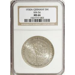 Germany Weimar Republic. 5 Reichsmark 1930-A,