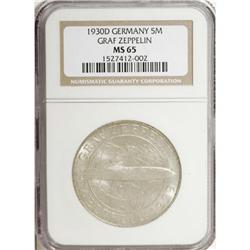 Germany Weimar Republic. 5 Reichsmark 1930-D,