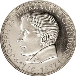 Germany Federal Republic. 5 Mark 1957-J, KM-117,