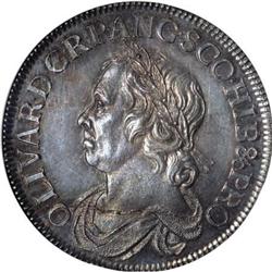 Great Britain Oliver Cromwell Crown 1658/7,