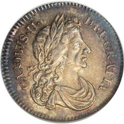 Great Britain Charles II Sixpence 1677,,
