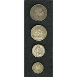 Great Britain Charles II Maundy set 1680,