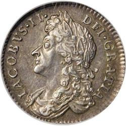 Great Britain James II Sixpence 1686, S-3412,