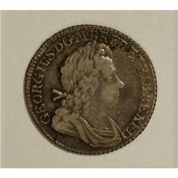 Great Britain George I Shilling 1721/0, roses