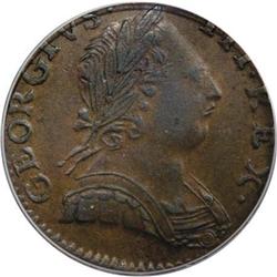 Great Britain George III copper brockage