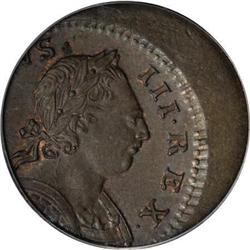 Great Britain George III copper error Halfpenny