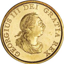 Great Britain George III gilt copper Halfpenny