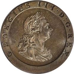 Great Britain George III copper Penny 1797,