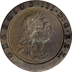 Great Britain George III copper Twopence 1797,