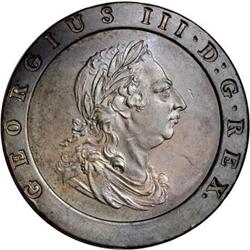 Great Britain George III copper Twopence 1797,