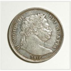 Great Britain George III Halfcrown 1816, Bull