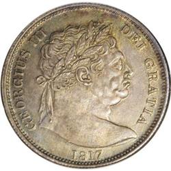 Great Britain: George III Halfcrown 1817, S-3788