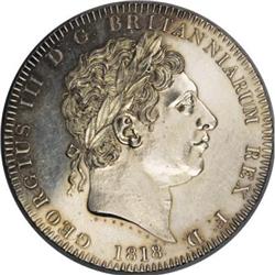 Great Britain George III Crown 1818, S-3787,