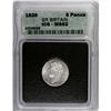 Image 3 : Great Britain George IV Sixpence 1826, Bare