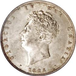 Great Britain George IV Halfcrown 1825, Bare