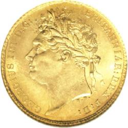 Great Britain George IV Half Sovereign 1825,