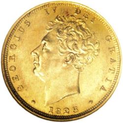 Great Britain George IV Half Sovereign 1825,