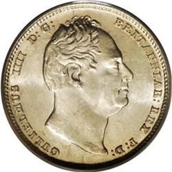 Great Britain William IV Sixpence 1835, S-3836,