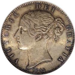 Great Britain Victoria Young Head Crown 1845,