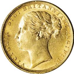 Great Britain Victoria Sovereign 1880 8/7,