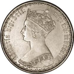Great Britain Victoria Gothic Florin 1852,