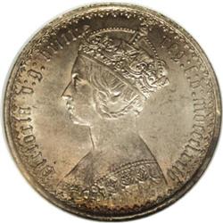 Great Britain Victoria Gothic Florin 1874,