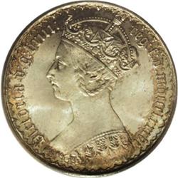 Great Britain Victoria Gothic Florin 1886,