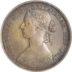 Great Britain Victoria Bun Head bronze Pattern