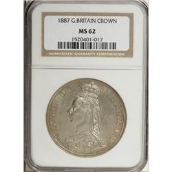 Great Britain Victoria Jubilee Head Crown 1887,