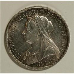 Great Britain Victoria Old or Veiled Head Crown
