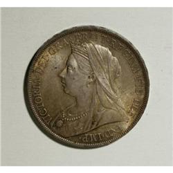 Great Britain Victoria Old or Veiled Head Crown