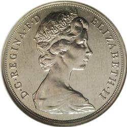 Great Britain Elizabeth II Obverse die-trial