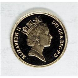 Great Britain Elizabeth II gold Proof set 1986: