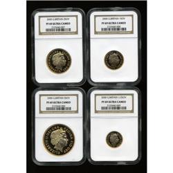 Great Britain Elizabeth II gold Proof set 2000: