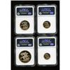Image 2 : Great Britain Elizabeth II gold Proof set 2000: