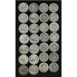 Guatemala Date Collection of 5 Centavos