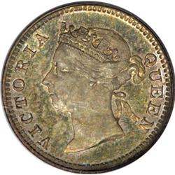 Hong Kong Victoria. Proof 5 Cents 1890, KM5,