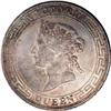 Image 1 : Hong Kong Victoria. Rare Overdate Dollar 1867/6,