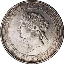 Hong Kong Victoria. Dollar 1868, KM10, Prid-3,