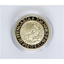 Hungary Republic gold 10000 Forint 1991BP,