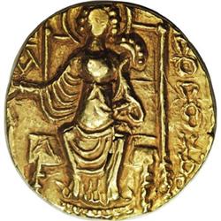 India Kushan Empire gold Stater circa 300-350AD,