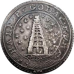India Madras Presidency 1/2 Pagoda ND (1808-11),